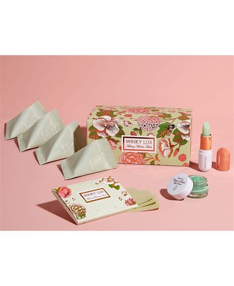 winky lux matcha blotting sheets